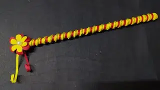 Paper Flute For Krishna/DIY Paper Bansuri/How To Make Paper Flute/Origami Flute Idea/Origami Crafts