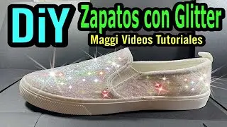 DIY Zapatos con Glitter o Purpurina