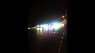 Night time car meet up