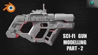 Blender - Sci-fi Gun Modelling - Part 2