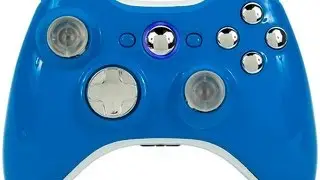 Galactic Blue Custom Xbox 360 Modded Controller Geniusmods