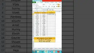 How to Combine First and Last Names in Excel 
