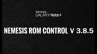 Nemesis Rom Control v 3.8.5
