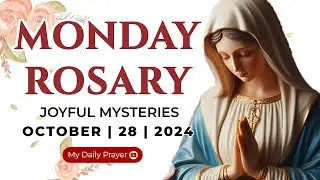 HOLY ROSARY  MONDAY 🟠JOYFUL MYSTERIES OF THE ROSARY🌹OCTOBER 28, 2024| PRAYER FOR SPIRITUAL GROWTH