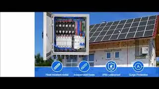 ECO WORTHY 6 String PV Combiner Box for Solar Panels