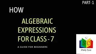 Class 7 Maths Chapter 12 | Algebraic Expressions - Theory Part -1 #ncertmathsclass7