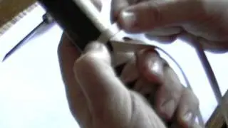 Making katana koshirae, component tsuka 11/12
