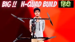 How To make A  H Quad Drone | H-Quad drone Build Using Pixhawk Controller - Long Flight Endurance
