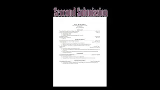 CMC Resume Review Process: 2nd Submission