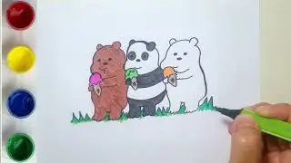 How to Draw we bare Bears #drawingeasy #webarebears