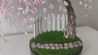 Создание сакуры из бисера