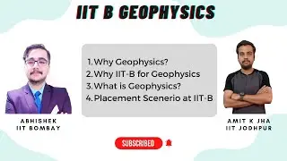 IIT Bombay MSc Geophysics Discussions