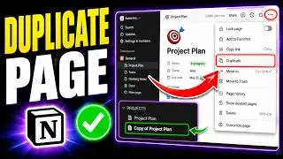 How To Duplicate A Notion Page