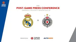 Post-game Press Conference | Real Madrid vs Partizán de Belgrado | 2º partido playoff