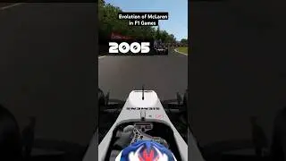 Evolution of McLaren in F1 Games 
