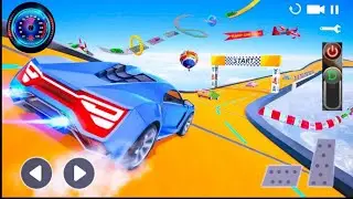 Sport Car Mega Track Simulator 3D - Impossible Car Stunt Ramp - Android Gameplay