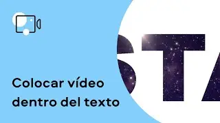 ¿Cómo colocar un vídeo DENTRO del texto? | Videoedición (Tutorial 2021)