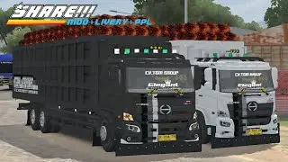 RILIS!!..SHARE MOD DAN LIVERY HINO 500 EURO 4 SAWIT BY SJA FREE