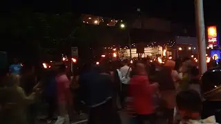 Pawai Obor di Putussibau - 