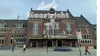 Driving downtown - Maastricht 4K - Maastricht driving tour - Maastricht streets 2023 - NL