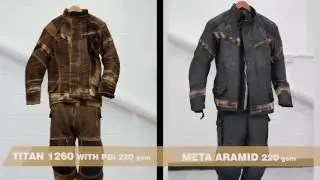 TITAN 1260 vs META ARAMID MANIKIN BURN