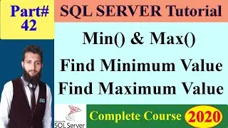 SQL Complete Course | 42 - Aggregate Functions | Min and Max Function | Find Minimum & Maximum value