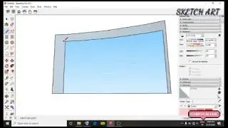 How To Draw Curve Wall In Sketch | In Tamil | Sketch Art