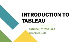 #Tableau Tutorial for Beginners | Tableau Introduction | Session 1