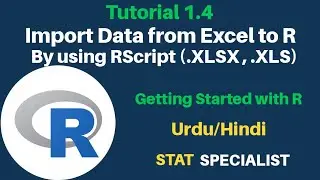R Programming Tutorial: How to import data into r from excel by using r studio (xlsx file xls)