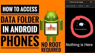 How to Access Data Folder In Android Phones Without Root By #TechnicalPanditG #howto #TPG