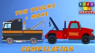 Tow Truck | Cartoon For Kids | Children's Songs By Kids TV Channel
