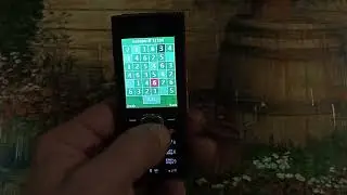 Old mobile phone games. Nokia x2-00. Sydocu. Incoming calls.