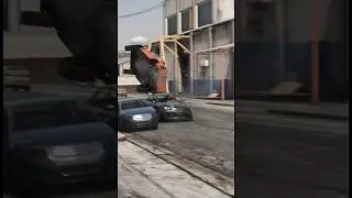 Ram TRX FLIP AFTER LAUNCHING IN FRONT OF A GROUP OF COPS!!!!