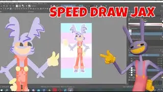 JAX  Speed Draw - The Amazing Digital Circus