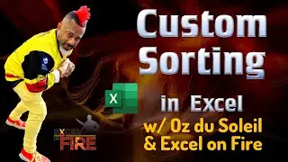 Custom Sorting in Excel: sorting your data by season and by zodiac symbol