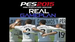 Pes 2015- Best (Real Madrid) Gameplan / Formation !!! (Online Match)