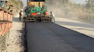 old Amazing  Construction Machines, Incredible Fastest Asphalt Paving Equipment Machine