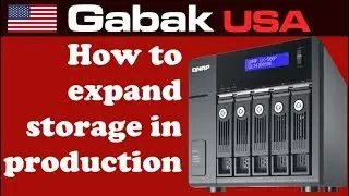 how to expand storage in production NAS Qnap