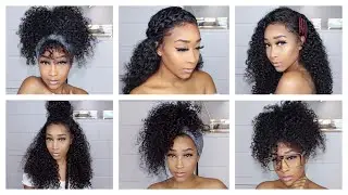 6 Quick, Easy, & Simple Ways to Style Your Curly Hair with this AFFORDABLE wig | Nadula Hair