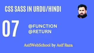 07 CSS sass @function @return in Urdu/Hindi