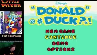First time playing DONALD DUCK GOIN QUACKERS - Game Boy Color - A MISERABLE SLOG OF A GAME