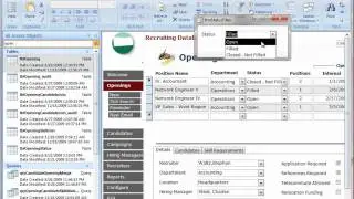 Working with Access Forms inside UI Builder