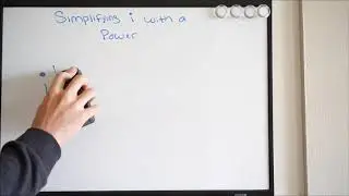 Simplifying i with a Power - Imaginary Numbers