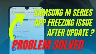 Samsung M31 Application hangs Problem Solved | Samsung M31 App freezing Problem Solved