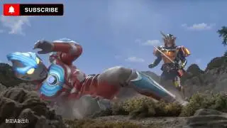 Compilation of Ultraman vs Kamen Rider clips created by AI