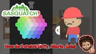 Sneaky Sasquatch - How do I create Luffy, Mario and Luigi