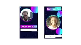 Glitch Gradient Instagram Story After Effects Templates | Motion Graphic Animation | Copyright Free