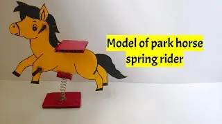 Model of park horse rider | Horse rider paper craft | park paper craft