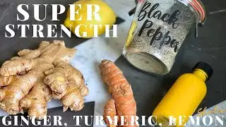 DIY IMMUNE BOOSTING Ginger Turmeric Shots