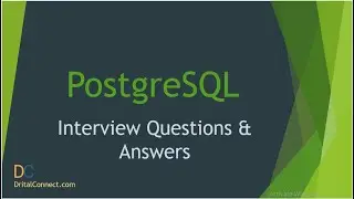 Frequently Asked PostgreSQL Interview Questions & Answers for 2021 Part 1